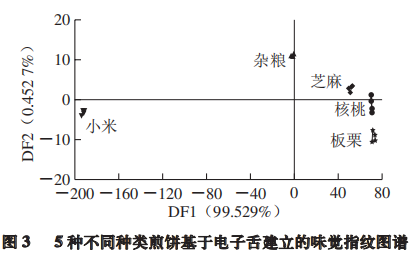 智能感官｜不同种类山东煎饼特征风味成分差异分析3