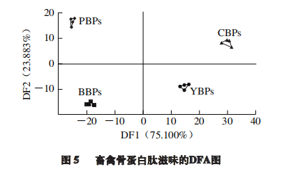 【智能感官】基于电子舌检测快速判别不同物种畜禽骨蛋白肽9