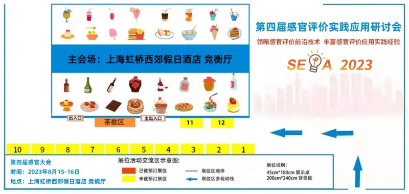 第四届感官大会-展位图